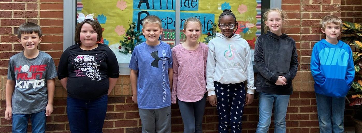 THIRD GRADE STUDENTS OF THE MONTH